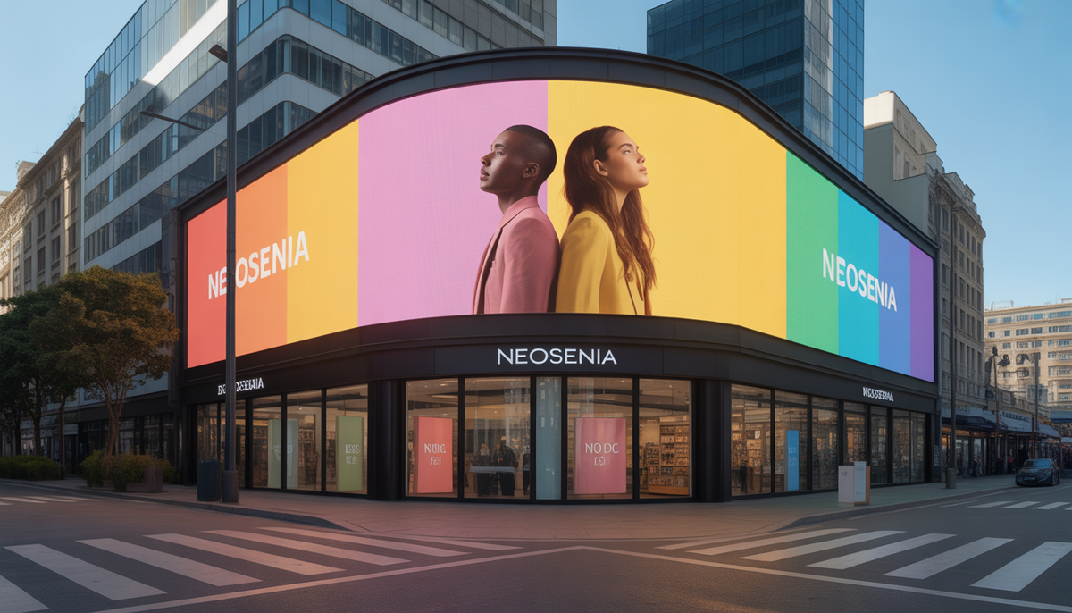 Panneau publicitaire extérieur LED
