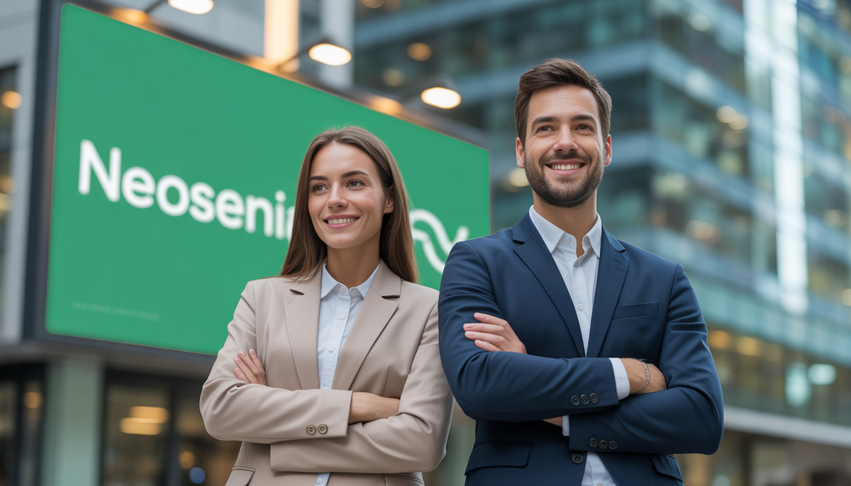 Panneau publicitaire entreprise