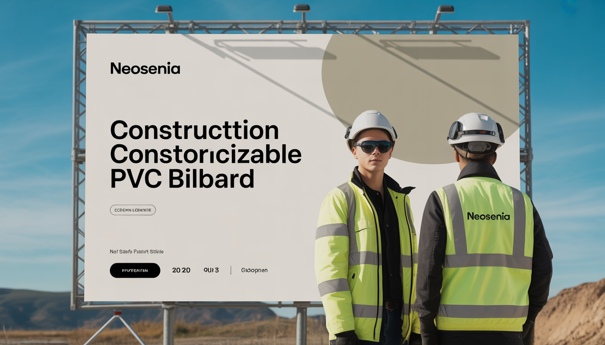 Panneau publicitaire personnalisable